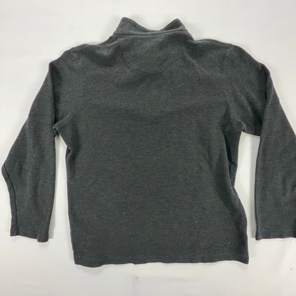 Mizzen‎ & Main Mens Gray Quarter Zip Pullover Sweater Small Cotton Blend Knit - Picture 2 of 7